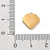 304 Stainless Steel Rhinestone Charms STAS-M092-06G-03-3