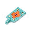 Seed Beads Beaded Pendants PALLOY-MZ00245-5