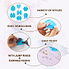 Mega Pet 7Pcs 7 Style Butterfly DIY Pendant Silicone Molds DIY-MP0001-15-13