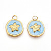 304 Stainless Steel Pendants STAS-N108-05B-G-1