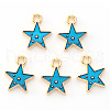 Alloy Enamel Charms ENAM-S121-028A-2