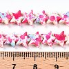 Spray Painted Synthetic Turquoise Beads Strands UNKW-T001-11K-02-3