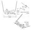 SHEGRACE 925 Sterling Silver Pendant Necklaces JN884A-5