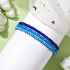Glass Seed Beads Anklets AJEW-AN00599-01-4