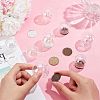  8Pcs 4 Style Round Iridescent Glass Dome Cover FIND-NB0004-55-3