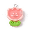 Opaque Resin Pendants RESI-D064-03P-04-1