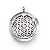 316 Surgical Stainless Steel Diffuser Locket Pendants STAS-P102-095F-1
