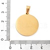 304 Stainless Steel Pendant STAS-M062-01G-B-3