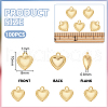 Unicraftale 304 Stainless Steel Charms STAS-UN0007-26G-3