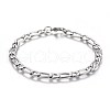 Tarnish Resistant 304 Stainless Steel Figaro Chain Bracelets BJEW-L637-04B-P-1