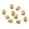 925 Sterling Silver Micro Pave Clear Cubic Zirconia Spacer Beads STER-U006-16G-2