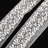 Polyester Flower Lace Trims OCOR-A007-23-1
