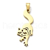 304 Stainless Steel Pendants STAS-D036-12G-1