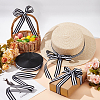 50 Yards Polyester Stripe Ribbons SRIB-WH0011-157C-5