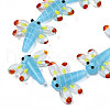 Autumn Theme Handmade Lampwork Beads Strands LAMP-Q031-017B-3