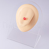 Dice 304 Stainless Steel & Acrylic Straight Barbell 15 Gauge Piercing Tongue Rings for Women Men WG4A39A-02-2