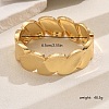 Luxurious Geometric Irregular Zinc Alloy Hinged Bangles for Women OU8852-1-2