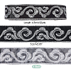 4.5M Iron on/Sew on Polyester Auspicious Cloud Embroidery Ribbon OCOR-WH0078-177B-2