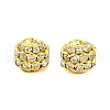 Rack Plating Brass Crystal Rhinestone Beads KK-S379-28G-2