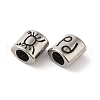 Oval with Constellation 304 Stainless Steel Beads STAS-E215-05AS-04-2