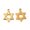Ion Plating(IP) 304 Stainless Steel Pendants STAS-Q001-02G-1