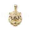 Rack Plating Brass Pendants KK-H434-39G-1