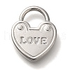 Anti-Tarnish 304 Stainless Steel Pendants STAS-P371-096E-P-1