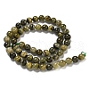 Natural Green Tourmaline Beads Strands G-B099-C05-03-3