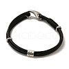 PU Leather Round Cord Multi-strand Bracelets SJEW-K002-07K-1