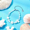 ABS Plastic Imitation Pearl Beaded Bracelets for Women BJEW-JB11872-01-1