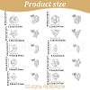 ANATTASOUL 304 Stainless Steel Stud Earring Findings STAS-AN0001-05P-2