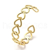 Golden 304 Stainless Steel Cuff Bangle for Women BJEW-C050-02A-G-1