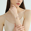DICOSMETIC 40Pcs 10 Styles Alloy Crystal Rhinestone Pendants FIND-DC0006-40-6
