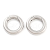 Tarnish Resistant Ring Smooth 304 Stainless Steel Spring Gate Rings STAS-E073-06-C-2