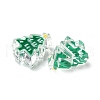 Christmas Decorations Theme Opaque Acrylic Bead with Enamel OACR-Z021-01L-2