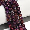 Natural Tiger Eye Dyed Beads Strands G-H028-A01-07A-5
