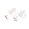 Cubic Zirconia Diamond Stud Earrings STER-M105-01A-S-3