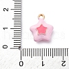 Alloy Enamel Charms ENAM-E362-08A-3