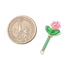 Glass Seed Beaded Flower Pendants PALLOY-MZ00668-2