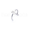 Anti-Tarnish 304 Stainless Steel 20 Gauge Fake Lip Rings Piercing Jewelry WGC994D-09-1
