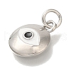 Rack Plating Brass Enamel Charm KK-I720-62P-2
