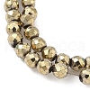 Electroplate Synthetic Magnetic Hematite Beads Strands G-A263-B01-02G-3