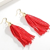 Boho Seed Bead Tassel Earrings EJEW-Z072-03A-1