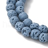 Synthetic Lava Rock Dyed Beads Strands G-H311-08D-05-3