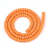 Opaque Spray Painted Glass Beads GLAA-ZX008-4mm-18L-2
