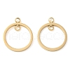 304 Stainless Steel Charms STAS-Q345-36G-1