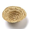 Mini Straw Hat DIY-B074-01-2