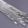 2.2mm Stainless Steel Twisted Chain Necklaces UT6416-1-1