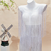 Fingerinspire 2M Polyester Tassel Ribbon OCOR-FG0002-36A-5