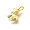 Brass Micro Pave Cubic Zirconia Pendants KK-I275-21G-2